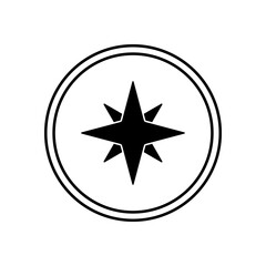 Obraz premium A black and white icon of a Christmas