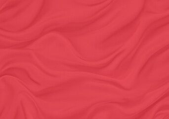 揺れる赤色の布模様,Swaying red cloth