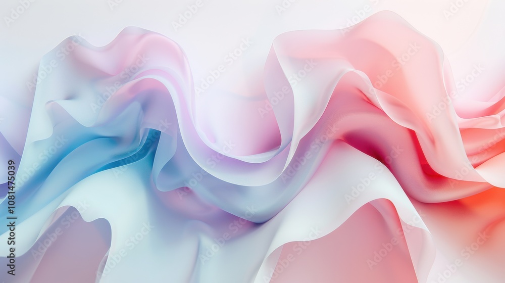 Aufkleber a gradient of shifting colors forming a wave-like pattern, symbolizing the fluid nature of diversity
