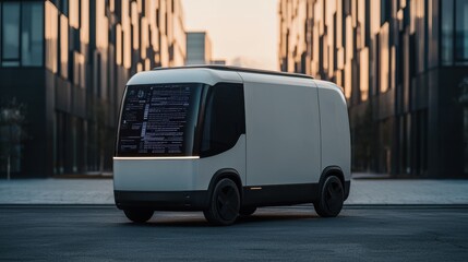 Innovative autonomous vehicle revolutionizing the mobility market urban environment vehicle design modern viewpoint future concept