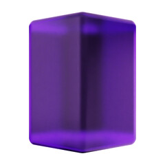 3d geometric glass dark purple color