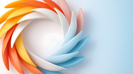 Celebrate united states independence day with creative flow design elements