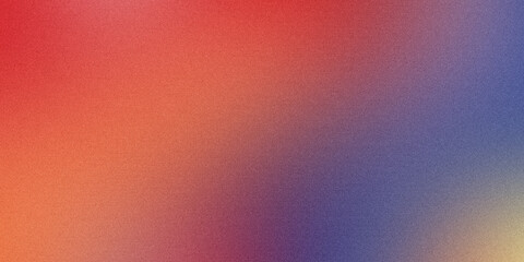 This image features a smooth gradient transitioning from warm reds and oranges to cool blues and purples. © mdpz art