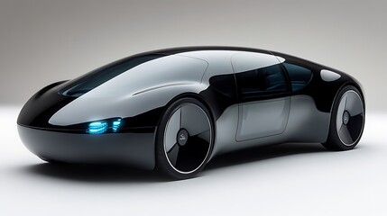 Futuristic car design modern studio vehicle showcase sleek environment side perspective