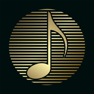 recommend clip art: A Luxury Musical note icon vector design. A gold color of Musical key symbol. Musical note symbol vector illustration