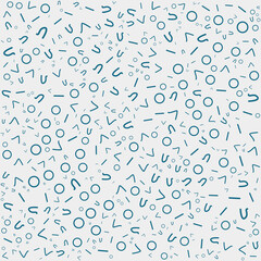 seamless pattern with numbers