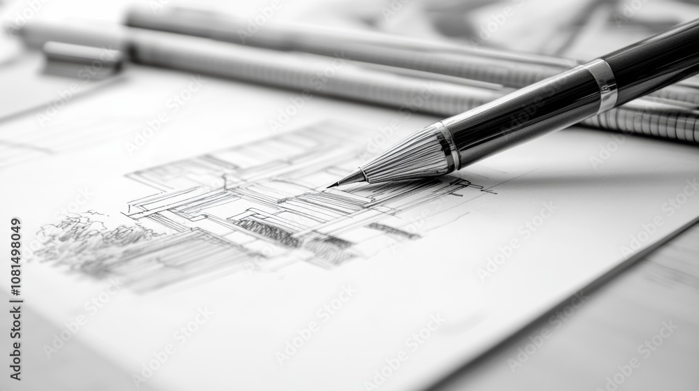 Aufkleber website designer creative planning application development draft sketch drawing template layout fram