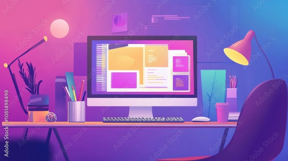 Poster website designer creative planning application development draft sketch drawing template layout fram