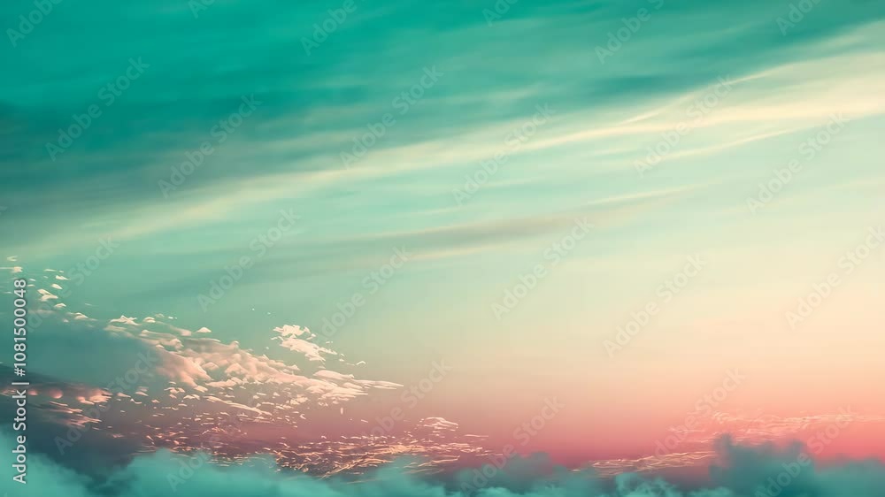 Poster abstract soft cloud texture in pastel colors. serene sky background for peaceful and dreamy design c