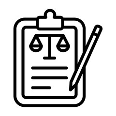 Legal Drafting Icon