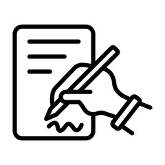 Document Signing Icon
