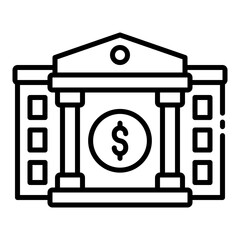 Bank Building icon