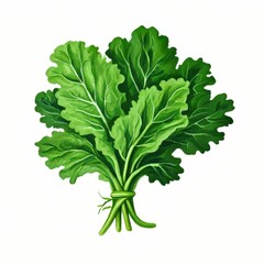 the AI Image Generator, Coriander Leaves Presenting Vibrant Green Appearance