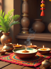 Celebrating Pongal Festival with Traditional Decor