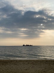 Obraz premium boat on the sea