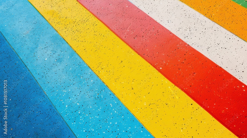 Poster A spectrum of equality, with intersecting lines in primary colors representing intersectionality, photography style
