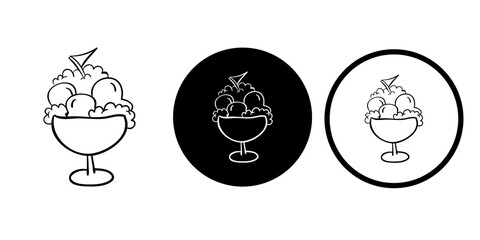 Happy birthday vectors icon set