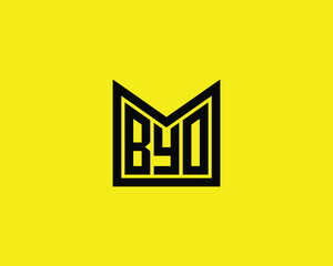 BYO logo design vector template. BYO