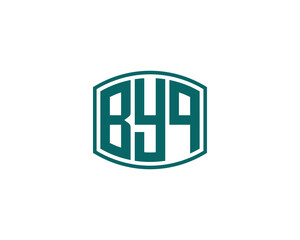 BYQ logo design vector template. BYQ