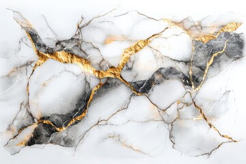Discover the elegance of polished white marble with subtle gray and gold veining for timeless interiors