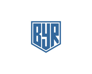 BYR logo design vector template. BYR
