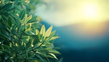 Natural macro shot. Macro of botanical leaves, serene outdoor scene, 3D illustration.