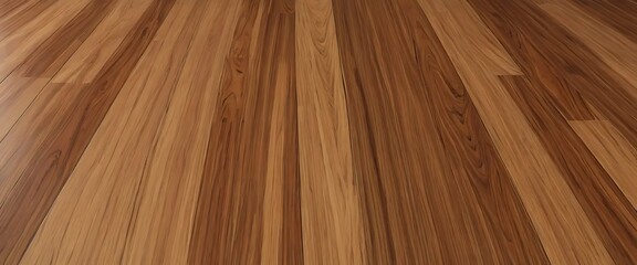 Polished Hardwood Flooring with Visible Planks and Gloss for a Realistic Warm Interior Background