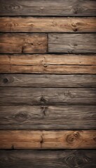 Fototapeta premium Rough Wooden Planks with Visible Grains and Knots for a Realistic Rustic Surface