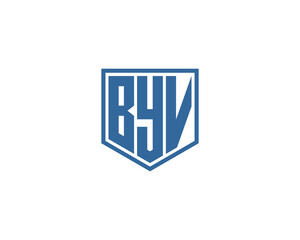 BYV Logo design vector template. BYV