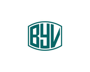 BYV Logo design vector template. BYV
