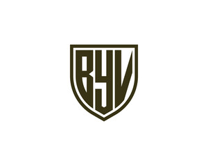 BYV Logo design vector template. BYV