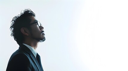 Innovative Japanese-Spanish Mixed CEO with Studio Portrait