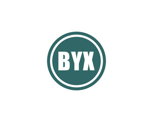 BYX Logo design vector template. BYX