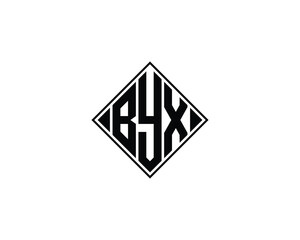 BYX Logo design vector template. BYX