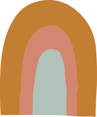 Boho Abstract Shape Decor