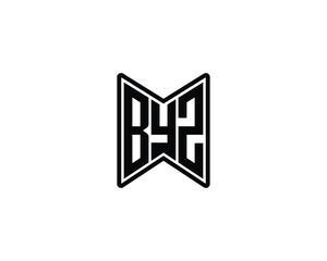 BYZ logo design vector template. BYZ