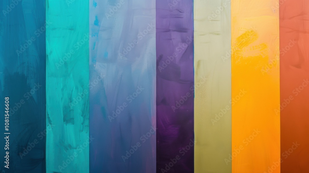 Poster An abstract representation of inclusion, showing a spectrum of colors blending seamlessly into one another, Symbolizing the unity and acceptance of diverse identities
