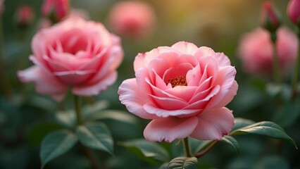 Obraz premium Beautiful pink roses