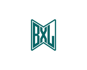 B X L Logo design vector template. B X L