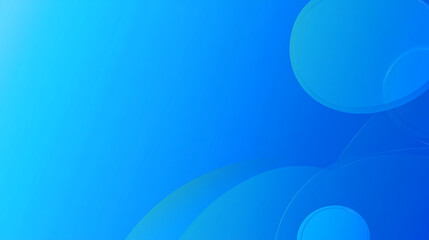 Abstract blue background with overlapping circles and gradient.