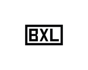 B X L Logo design vector template. B X L