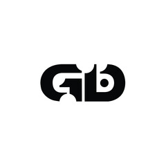 GD monogram logo design letter text name symbol monochrome logotype alphabet character simple logo