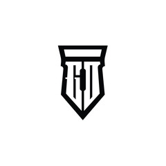 GD monogram logo design letter text name symbol monochrome logotype alphabet character simple logo