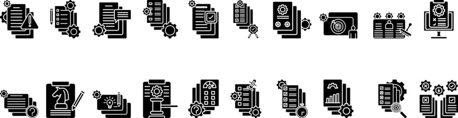 set of blots