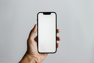 hand holding mobile phone