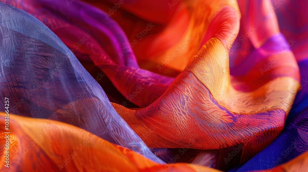 Aufkleber Embracing differences with abstract patterns in contrasting tones, symbolizing acceptance and respect, photography style