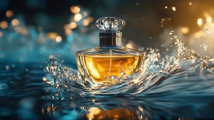 Perfume graphic with water, photography, 향수, 포토 03