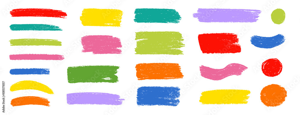 Aufkleber brush box paint background frame. brush paint stroke for text box square frame. vector hand drawn ba