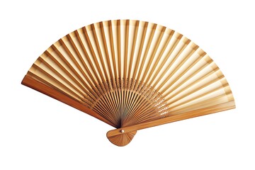 Fan isolated on white background, close up