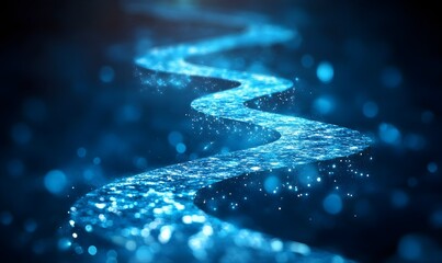 Obraz premium A flow of steps resembling a winding path or staircase that leads upwards, creating a sense of progression and movement